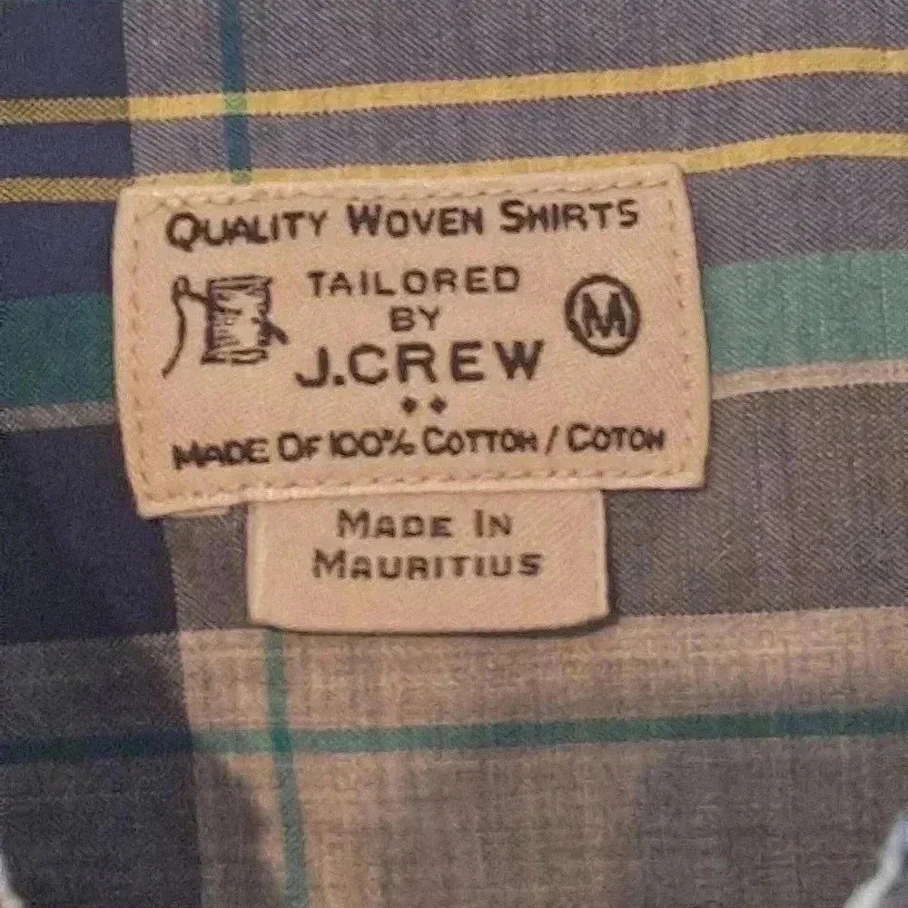 J Crew 100% Cotton Button Down EUC Size Medium